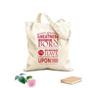 AILOONG Cabane réutilisable N'ayez pas peur de la grandeur. Certains l'atteignent, d'autres se la voient imposer. William Shakespeare tissu épais de 340g/m² Slogan personnalisable