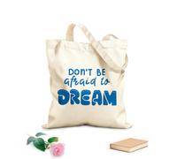 AILOONG Cabane réutilisable N'ayez pas peur de rêver - Citations inspirantes tissu épais de 340g/m² Slogan personnalisable