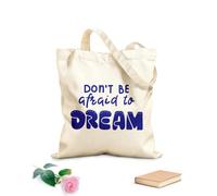 AILOONG Cabane réutilisable N'ayez pas peur de rêver - Citations inspirantes tissu épais de 340g/m² Slogan personnalisable