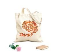 AILOONG Cabane réutilisable penser cerveau maison bureau école laboratoire inspirant tissu épais de 340g/m² Slogan personnalisable