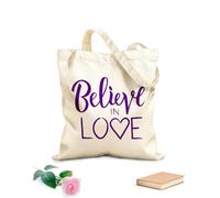 AILOONG Cabane réutilisable tissu épais de 340g/m² Citations inspirantes : Croire en l'amour Slogan personnalisable