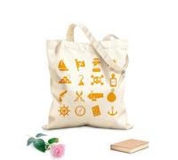 AILOONG Cabane réutilisable tissu épais de 340g/m² Icône de roue de pirate, navigation maritime, bateau Slogan personnalisable