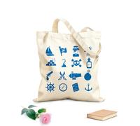 AILOONG Cabane réutilisable tissu épais de 340g/m² Icône de roue de pirate, navigation maritime, bateau Slogan personnalisable