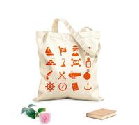 AILOONG Cabane réutilisable tissu épais de 340g/m² Icône de roue de pirate, navigation maritime, bateau Slogan personnalisable