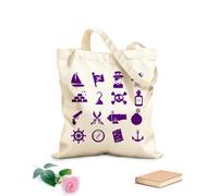 AILOONG Cabane réutilisable tissu épais de 340g/m² Icône de roue de pirate, navigation maritime, bateau Slogan personnalisable