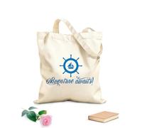 AILOONG Cabane réutilisable tissu épais de 340g/m² L'aventure du bateau à roue vous attend dans un style nautique maritime Slogan personnalisable