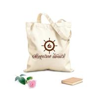 AILOONG Cabane réutilisable tissu épais de 340g/m² L'aventure du bateau à roue vous attend dans un style nautique maritime Slogan personnalisable