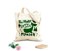 AILOONG Cabane réutilisable tissu épais de 340g/m² Poisson Naturel Greenpeace Plastique Protection de l'environnement Slogan personnalisable