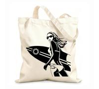 AILOONG Cabanes imprimés haute définition attrait Bikini Surfeuse Surfeuse tissu épais de 12 oz Réutilisable 31x36cm Moyen