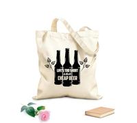 AILOONG Cabanes imprimés haute définition Boissons à base de bière, citations sur la bière, amateurs de bière tissu épais de 12 oz Réutilisable 31x36cm Moyen