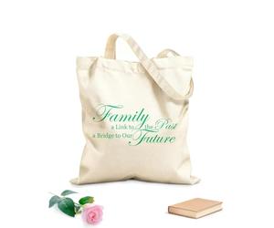 AILOONG Cabanes imprimés haute définition La famille : un lien avec le passé, un pont vers notre avenir. Poèmes et citations inspirants. tissu épais de 340g/m² Réutilisable