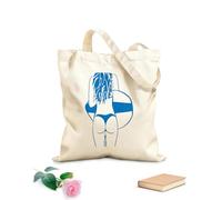 AILOONG Cabanes imprimés haute définition Le charme des surfeuses en bikini tissu épais de 340g/m² Réutilisable