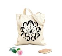 AILOONG Cabanes imprimés haute définition tissu épais de 12 oz Gestes des mains du Bagua Douzhe du taoïste Lin Bing, mantra à neuf caractères Réutilisable 35x40cm Grand