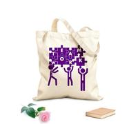 AILOONG Cabanes imprimés haute définition Travail d'équipe, employé de bureau, puzzles tissu épais de 340g/m² Réutilisable