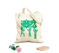 AILOONG Cabanes imprimés haute définition Travail d'équipe, employé de bureau, puzzles tissu épais de 340g/m² Réutilisable