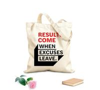 AILOONG Cabanes réutilisables Citations créatives et inspirantes avec des idées cool tissu épais de 12 oz Pliable 35x40cm Grand