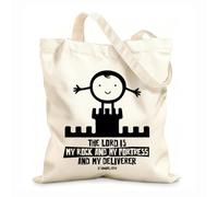 AILOONG Cabanes réutilisables Dans la Bible chrétienne, Dieu est plus grand que le cancer tissu épais de 12 oz Pliable 25x30cm Petit