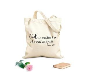 AILOONG Cabanes réutilisables Dieu est au milieu d'elle, elle ne sera pas ébranlée. Psaume 46:5 tissu épais de 340g/m² Pliable