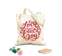 AILOONG Cabanes réutilisables paix amour joie lettrage typographie tissu épais de 340g/m² Pliable