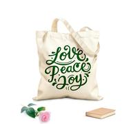 AILOONG Cabanes réutilisables paix amour joie lettrage typographie tissu épais de 340g/m² Pliable