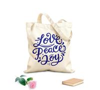 AILOONG Cabanes réutilisables paix amour joie lettrage typographie tissu épais de 340g/m² Pliable