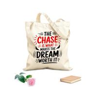 AILOONG Cabanes réutilisables Poursuivre ses rêves pour trouver un sens à sa vie (Citation inspirante) tissu épais de 12 oz Pliable 35x40cm Grand