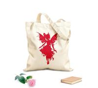 AILOONG Cabanes réutilisables Silhouette noire d'une fée sur fond blanc tissu épais de 340g/m² Pliable