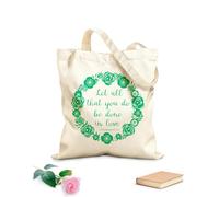 AILOONG Cabanes réutilisables Verset biblique : Que tout ce que vous faites soit fait avec amour (1 Corinthiens) tissu épais de 340g/m² Pliable