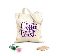 AILOONG café nous avons confiance café peut être utilisé Cabane à poignée plate tissu épais de 340g/m² Remplace le cartable