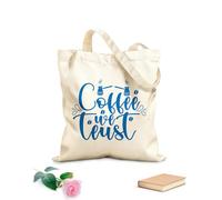 AILOONG café nous avons confiance café peut être utilisé Cabane à poignée plate tissu épais de 340g/m² Remplace le cartable
