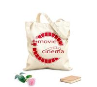 AILOONG Cinéma Film Cinéphile Sac de courses en toile de coton tissu épais de 340g/m² Utilise comme sac cadeau