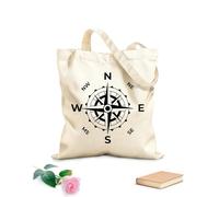 AILOONG Compas rond classique Cabane à poignée plate tissu épais de 12 oz Remplace le cartable 25x30cm Petit