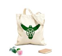 AILOONG Corbeau Pentagramme Pentacle Symbole des Cinq Éléments Cabane en toile écrue tissu épais de 340g/m² Utilise comme sac à outils