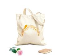 AILOONG Corbeau perché sur des branches d'arbre dénudées, style gothique Sac de courses en toile de coton tissu épais de 340g/m² Utilise comme sac cadeau