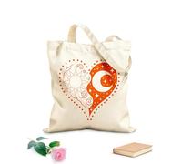 AILOONG cœur céleste soleil lune étoiles jour nuit amour rêves cosmos galaxie art Cabane à poignée plate tissu épais de 340g/m² Remplace le cartable