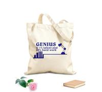 AILOONG Génie, talent, mots, citations, motivation, inspiration, science Cabane en toile écrue tissu épais de 340g/m² Utilise comme sac à outils