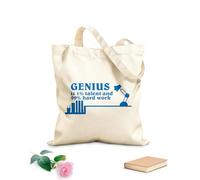 AILOONG Génie, talent, mots, citations, motivation, inspiration, science Cabane en toile écrue tissu épais de 340g/m² Utilise comme sac à outils