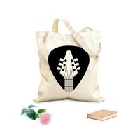AILOONG Guitariste médiateur de guitare acoustique, musicien Sac de courses en toile de coton tissu épais de 12 oz Utilise comme sac cadeau 31x36cm Moyen