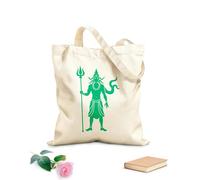 AILOONG Har Har Mahadev, l'ombre du suprême Sac en toile à fond renforcé tissu épais de 340g/m² Utilise comme sac cadeau