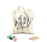 AILOONG Il est vraiment ressuscité. Calligraphie, vœux de Pâques pour Jésus. Cabanes réutilisables tissu épais de 12 oz Pliable 25x30cm Petit