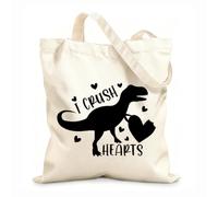 AILOONG je brise les cœurs, Saint-Valentin, amour, sois à moi Sacs en toile à motifs personnalisables tissu épais de 12 oz S'accorde avec les vêtements 25x30cm Petit