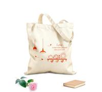 AILOONG Lampe papillon avec citation d'amour, ustensiles de cuisine et table Cabane en toile écrue tissu épais de 340g/m² Utilise comme sac à outils