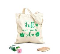 AILOONG L'automne est ma couleur préférée Sacs bandoulière en toile de coton tissu épais de 340g/m² Utilise comme sac à outils