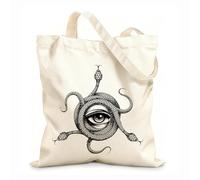 AILOONG L'œil qui voit tout à l'intérieur d'un nœud de serpent, symbole maçonnique Cabanes réutilisables tissu épais de 12 oz Pliable 35x40cm Grand