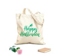 AILOONG Mots Joyeux Halloween Sorcière Magie Sorcellerie Cabane en toile écrue tissu épais de 340g/m² Utilise comme sac à outils