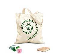AILOONG Sac cadeau pour bouteille de vin en toile 3,14 pi spirale constante mathématique ed nombre mathématique tissu épais de 340g/m² S'accorde avec les vêtements