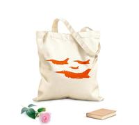 AILOONG Sac de courses en toile de coton Hélicoptères, avions de combat, forces spéciales aériennes tissu épais de 340g/m² Utilise comme sac cadeau