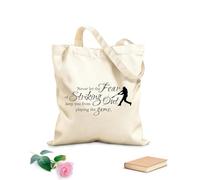 AILOONG Sac de courses en toile de coton Ne laissez jamais la peur de l'échec vous empêcher de jouer. tissu épais de 340g/m² Utilise comme sac cadeau