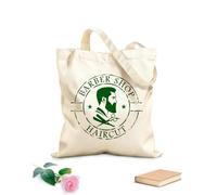 AILOONG Sac de courses en toile de coton Outils de coiffeur, coupe de cheveux professionnelle tissu épais de 340g/m² Utilise comme sac cadeau