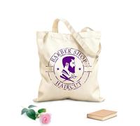 AILOONG Sac de courses en toile de coton Outils de coiffeur, coupe de cheveux professionnelle tissu épais de 340g/m² Utilise comme sac cadeau